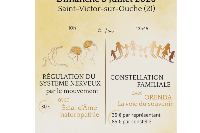 Dimanche 5 juillet : Ateliers Retour à Soi